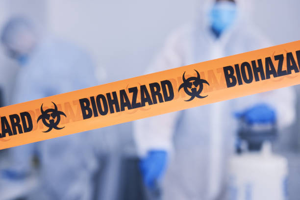 Professional Biohazard Cleanup technician working in Limon, CO